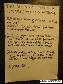 3 tips för fjortisfesten